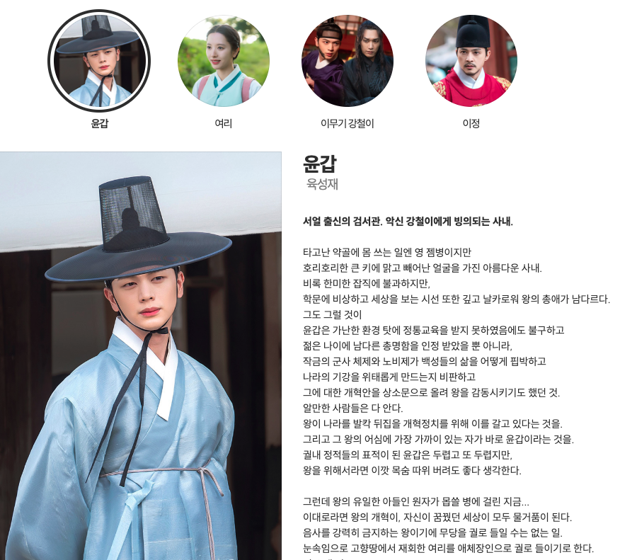 귀궁 등장인물