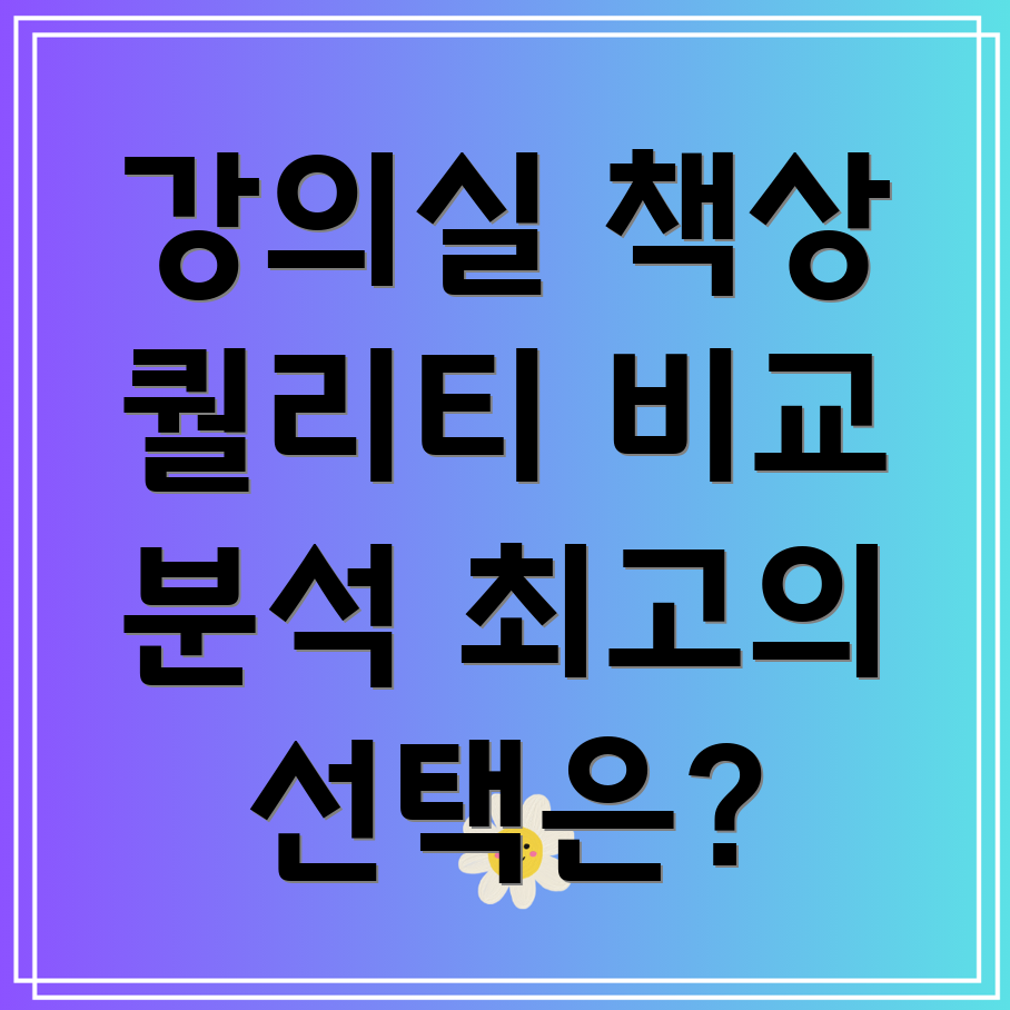 높이조절강의실책상퀄리티높은제품5가지비교분석당신에게맞는최고의선택은