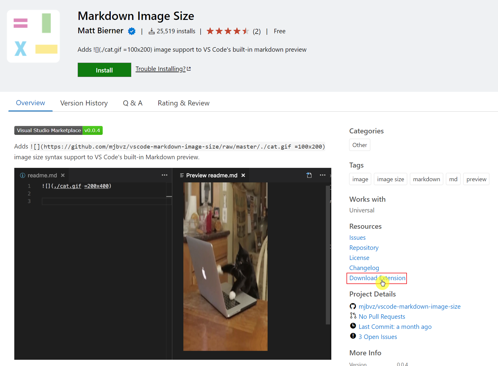 vs code Marketplace