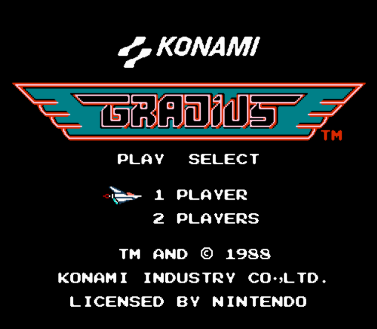  NES ROMS - Gradius (EUROPE / 유럽판 롬파일 다운로드)