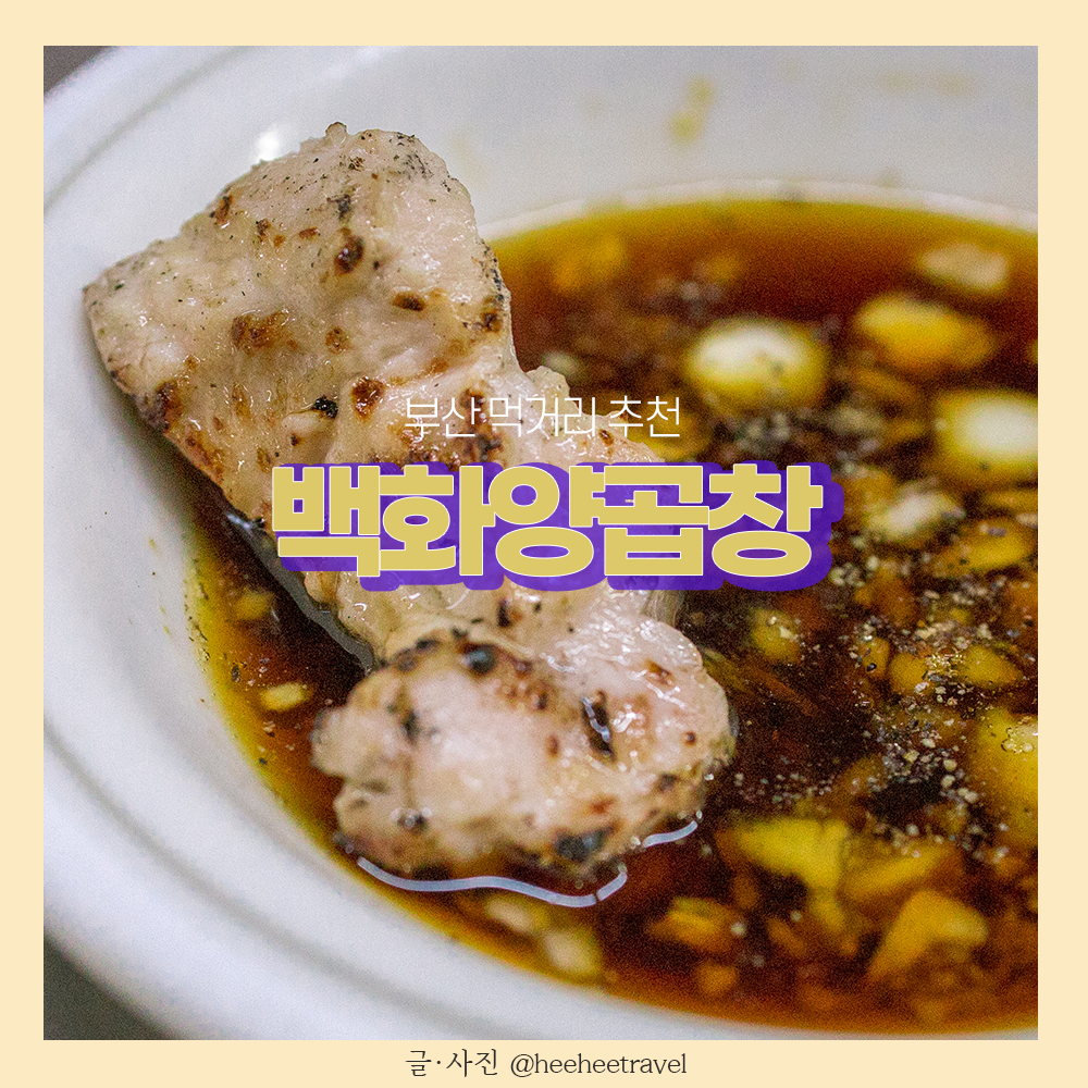  부산 남포동 맛집 백화양곱창 11호 후기