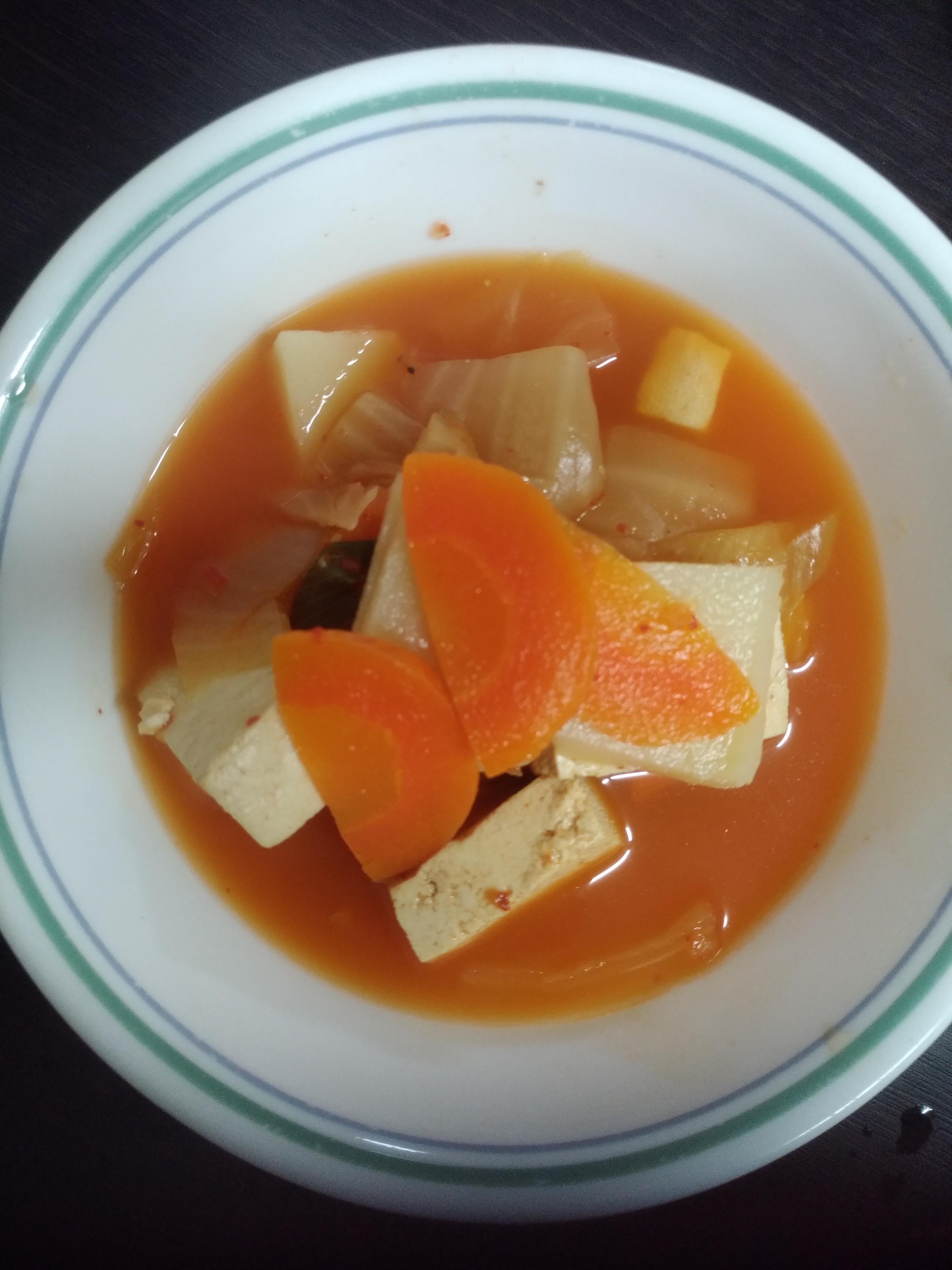 엄마밥상 당근 김치찌개