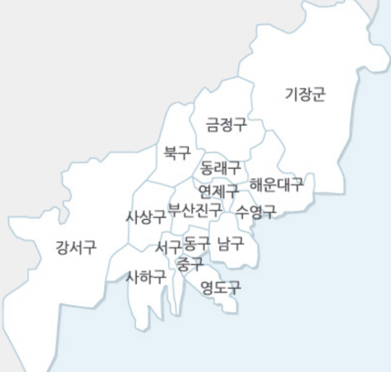부산광역시지도