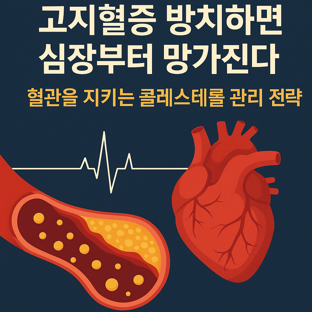 고지혈증 방치하면 심장부터 망가진다: 혈관을 지키는 콜레스테롤 관리 전략