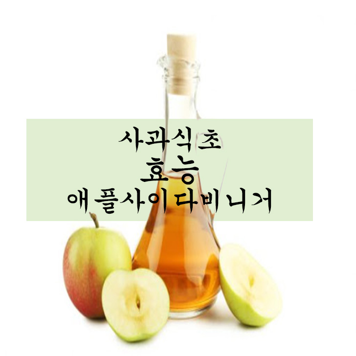  사과식초 애플 사이다 비니거 효능
