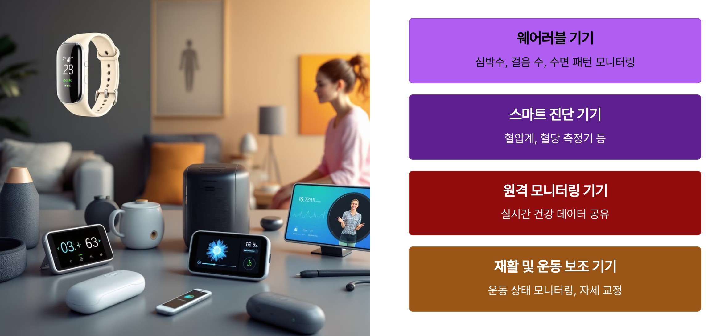 홈헬스케어- 디바이스의 -주요 유형