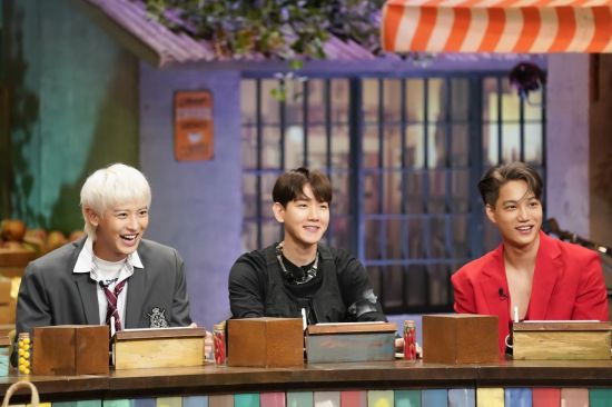  '놀라운 토요일' 엑소 백현X찬열X카이, 깜짝 댄스→팽이 턴 활약