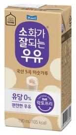 매일유업 소화가 잘되는 우유 5곡 미숫가루 190ml&#44; 24개