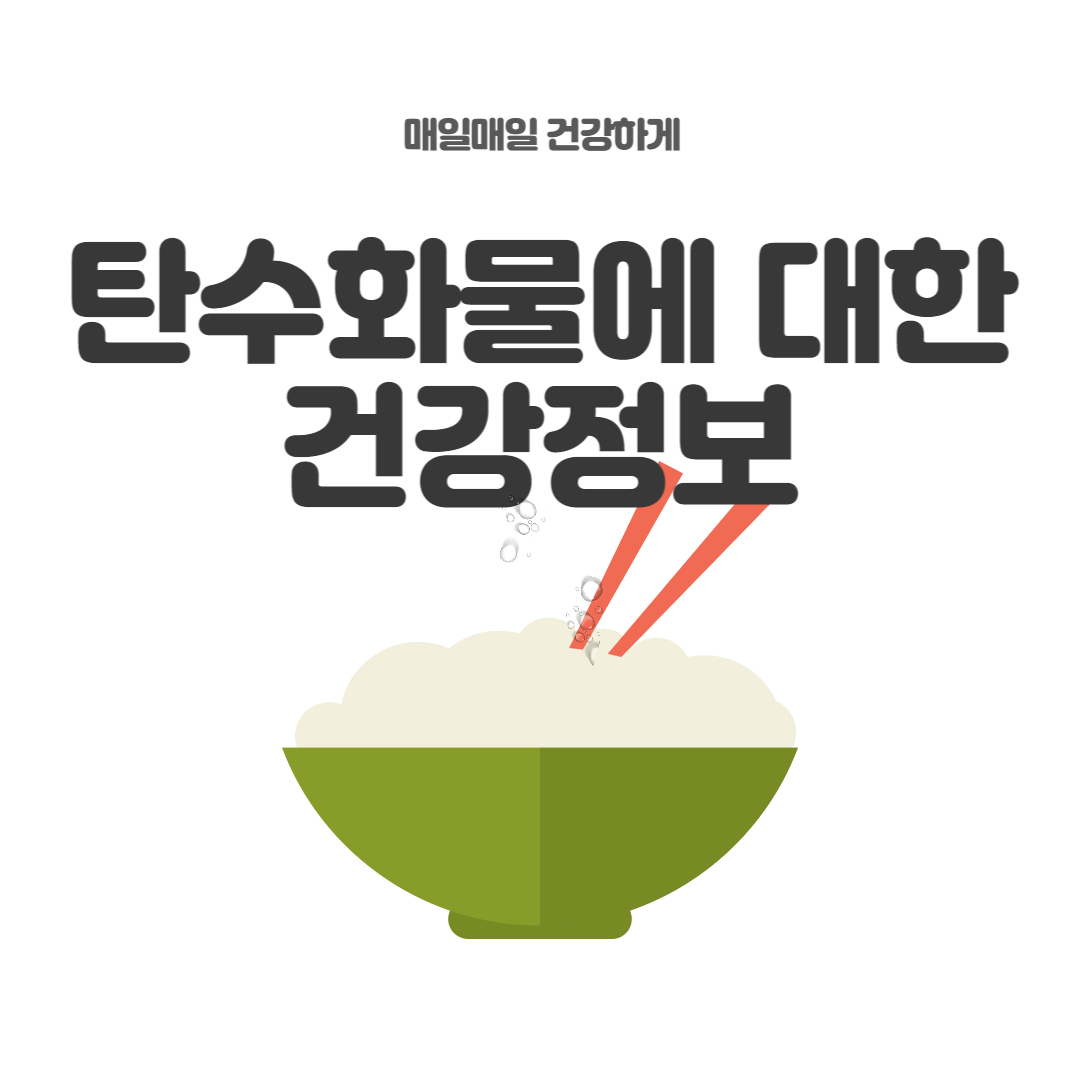  탄수화물에 대한 우리가 몰랐던 건강 정보들