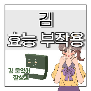 김-효능-부작용