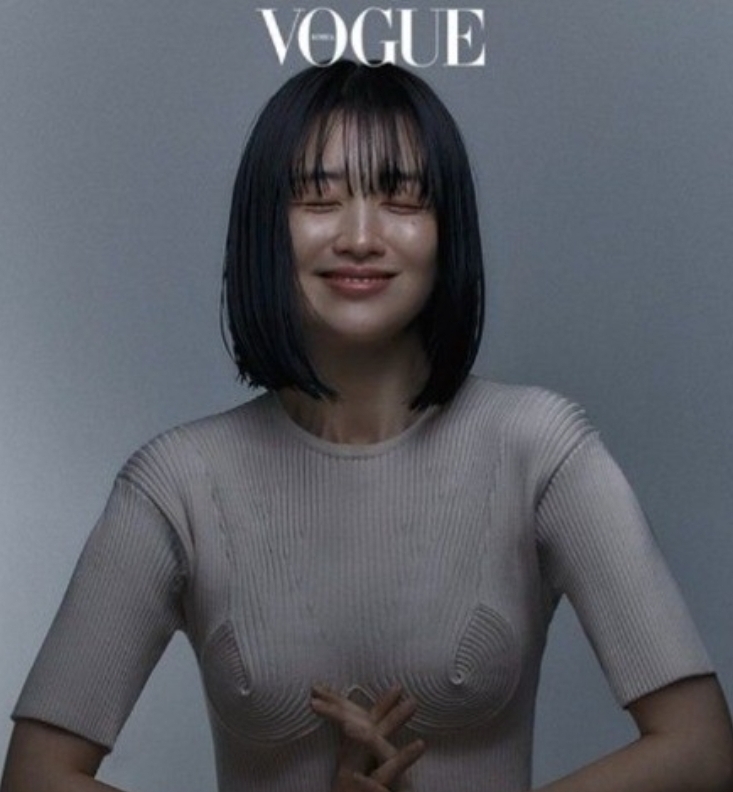  박하선 보그 잡지 모델 파격 니트 나이 키 몸무게 인스타그램