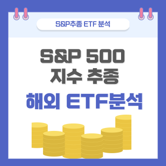 S&P 지수를 추종하는 해외 ETF 분석
