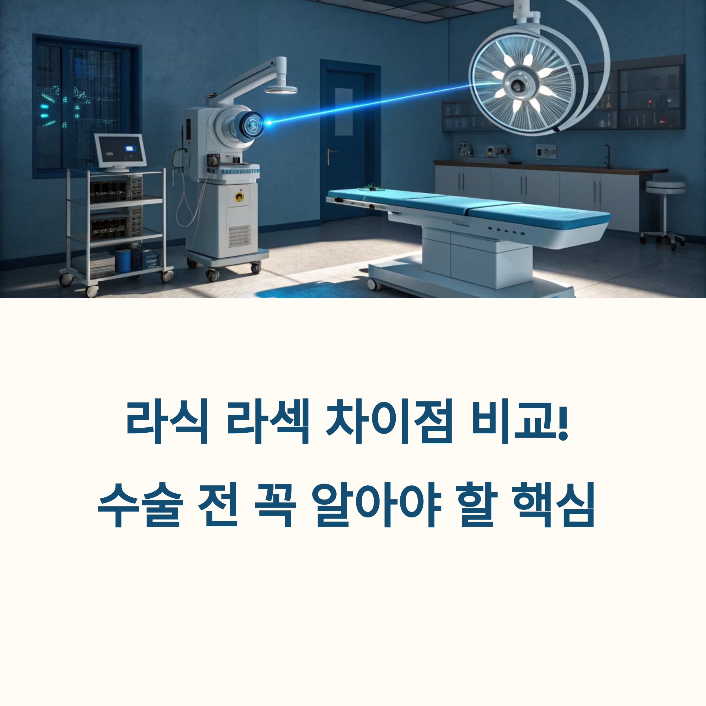 라식 라섹 차이점 비교! 수술 전 꼭 알아야 할 핵심 포인트