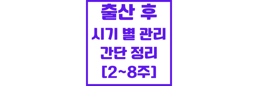 출산-후-시기-별-관리-간단-정리-2~8주