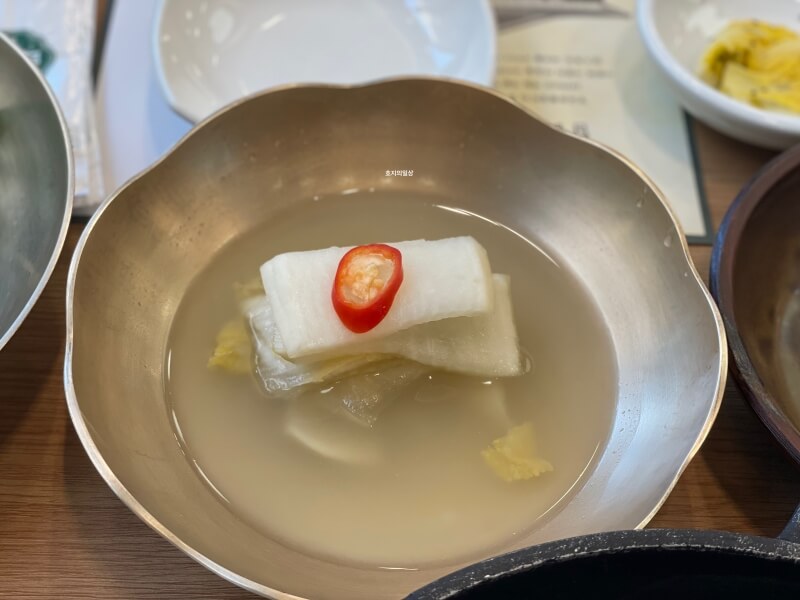 아산 온양 떡갈비 맛집 쌍교숯불갈비 명품 물김치