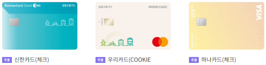 알뜰교통카드 신청방법, 카드사별 혜택 정리(카드추천, 사용법) - 알뜰교통카드 종류와 카드사별 할인혜택 정리 - 체크카드 알뜰교통카드-체크카드-종류