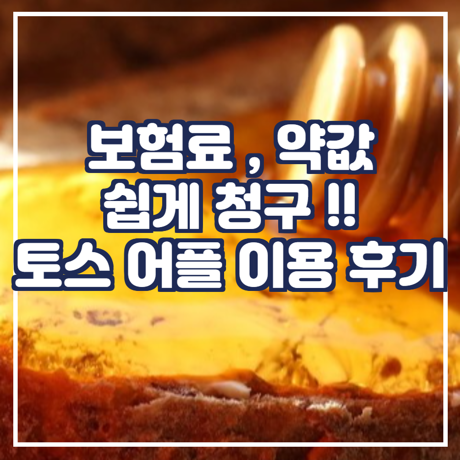  보험료 청구, 약값 쉽게 청구하기 너무 쉬워요[토스어플]