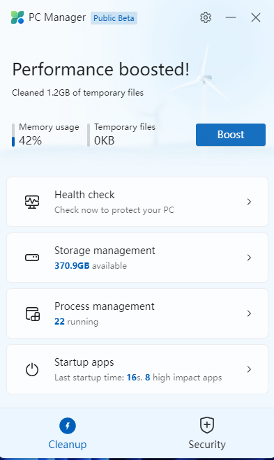 Microsoft PC Manager
