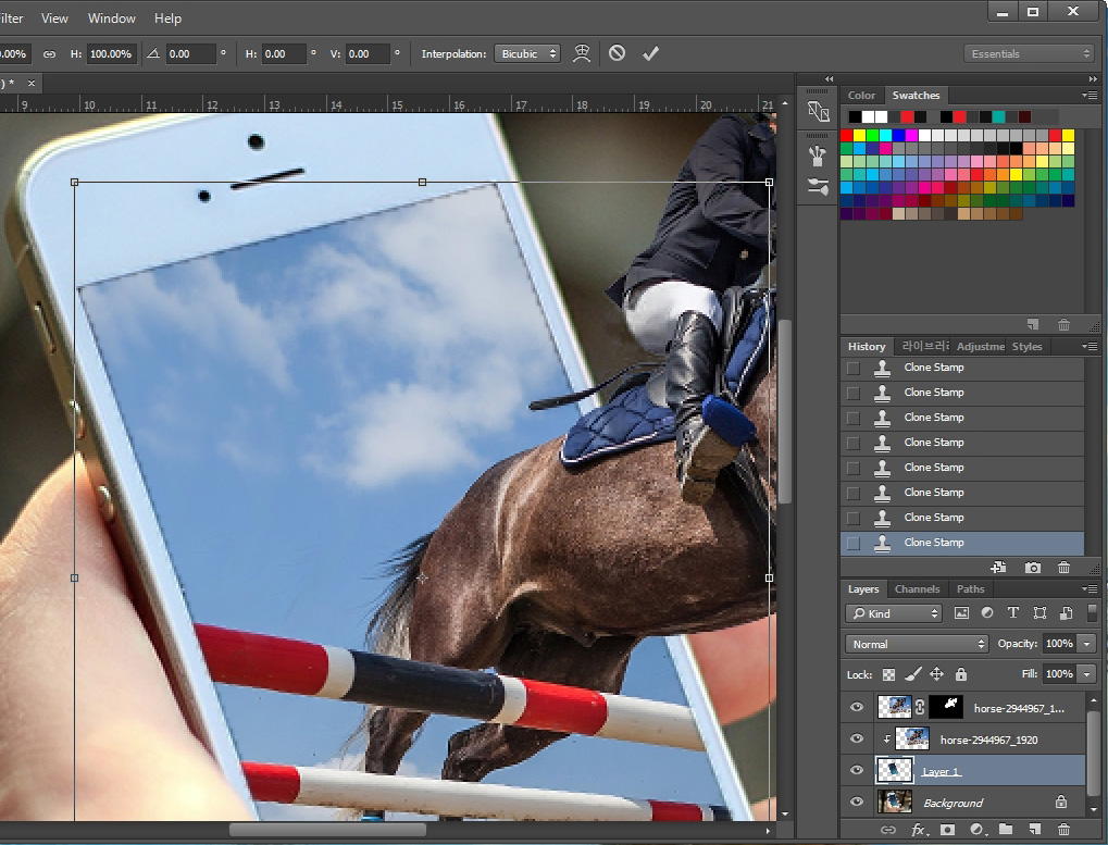 photoshop popup effect