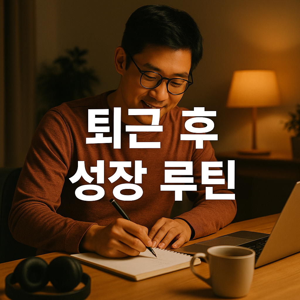 퇴근 후 1시간, 인생을 바꾸는 성장 루틴 만들기
