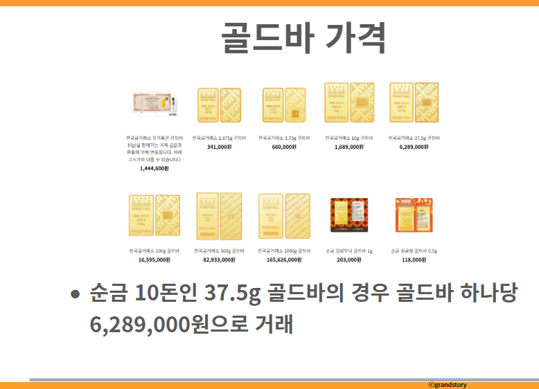 골드바 가격