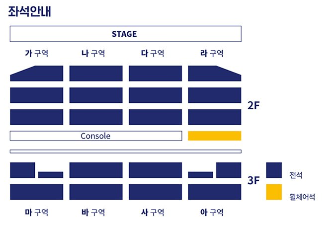 2024 슈퍼주니어 콘서트 L.S.S THE SHOW Th3ee Guys 좌석배치도