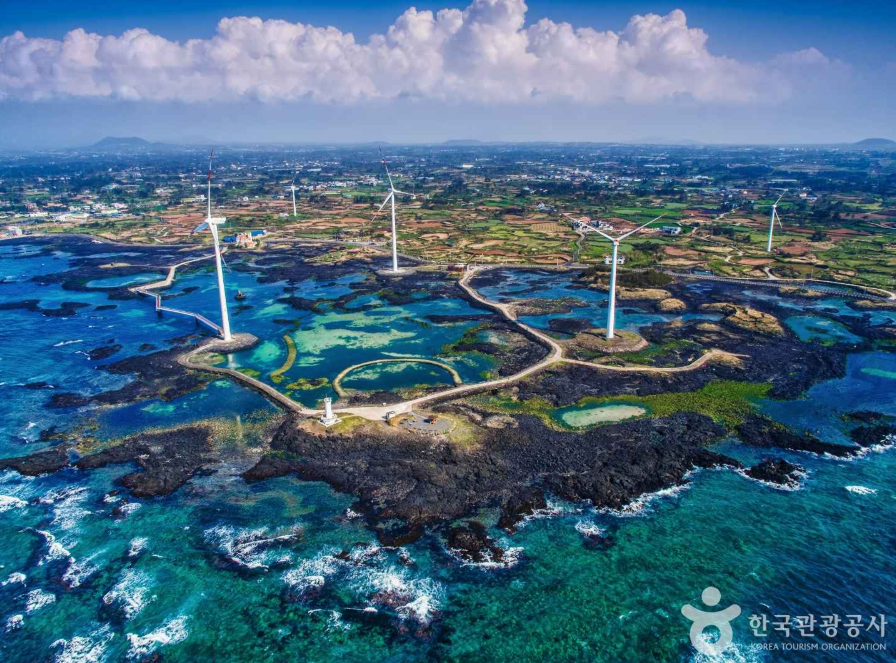 제주도 한경면 바다 사진