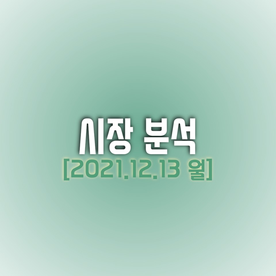  금일(12/13) 주식 시장 분석