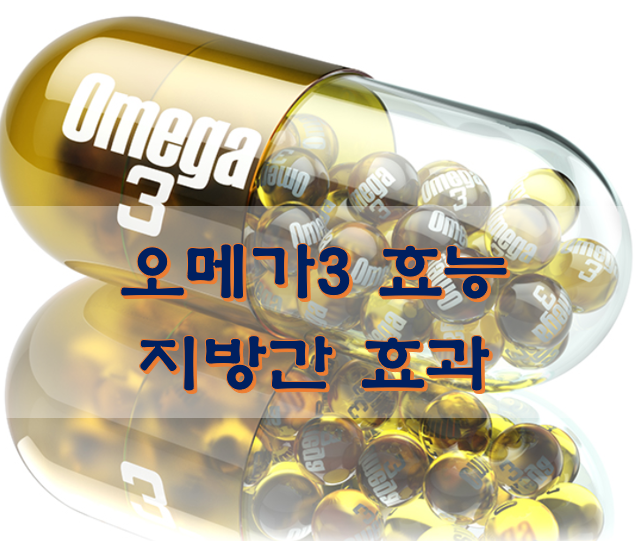  오메가3 효능 지방간 효과