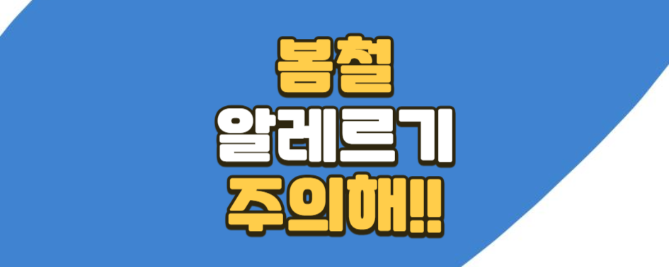 봄철 알레르기는 누구에게 더 잘 발생하나요?