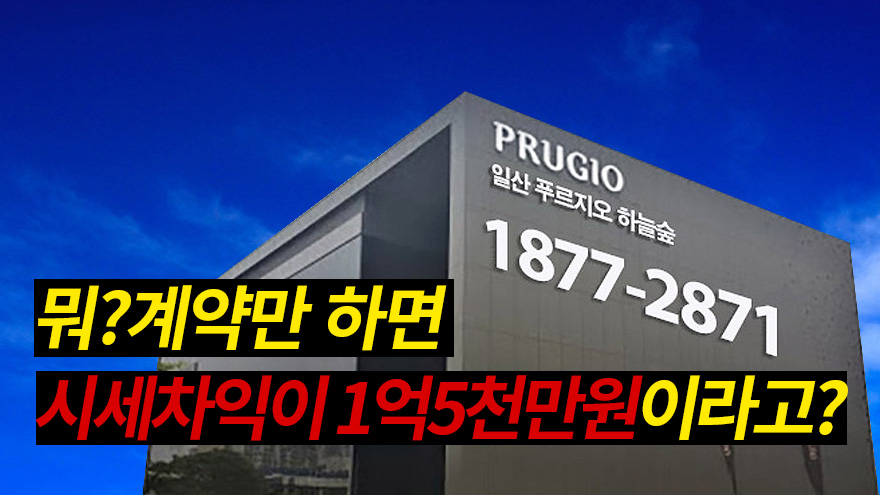  일산 푸르지오 하늘숲 1분만에 판단가능한 긴급 동영상!