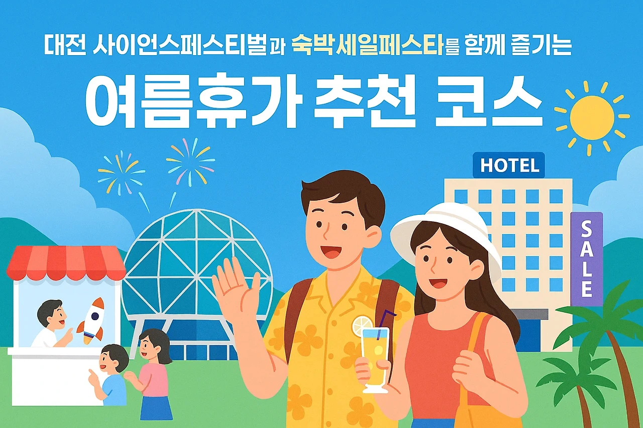 대전 사이언스페스티벌과 숙박세일 페스타를 함께 즐기는 여름휴가 추천 코스 이미지