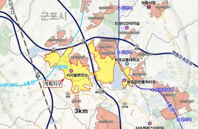  LH, 4만호 '의왕군포안산 공공주택지구' 도시기본구상 공모