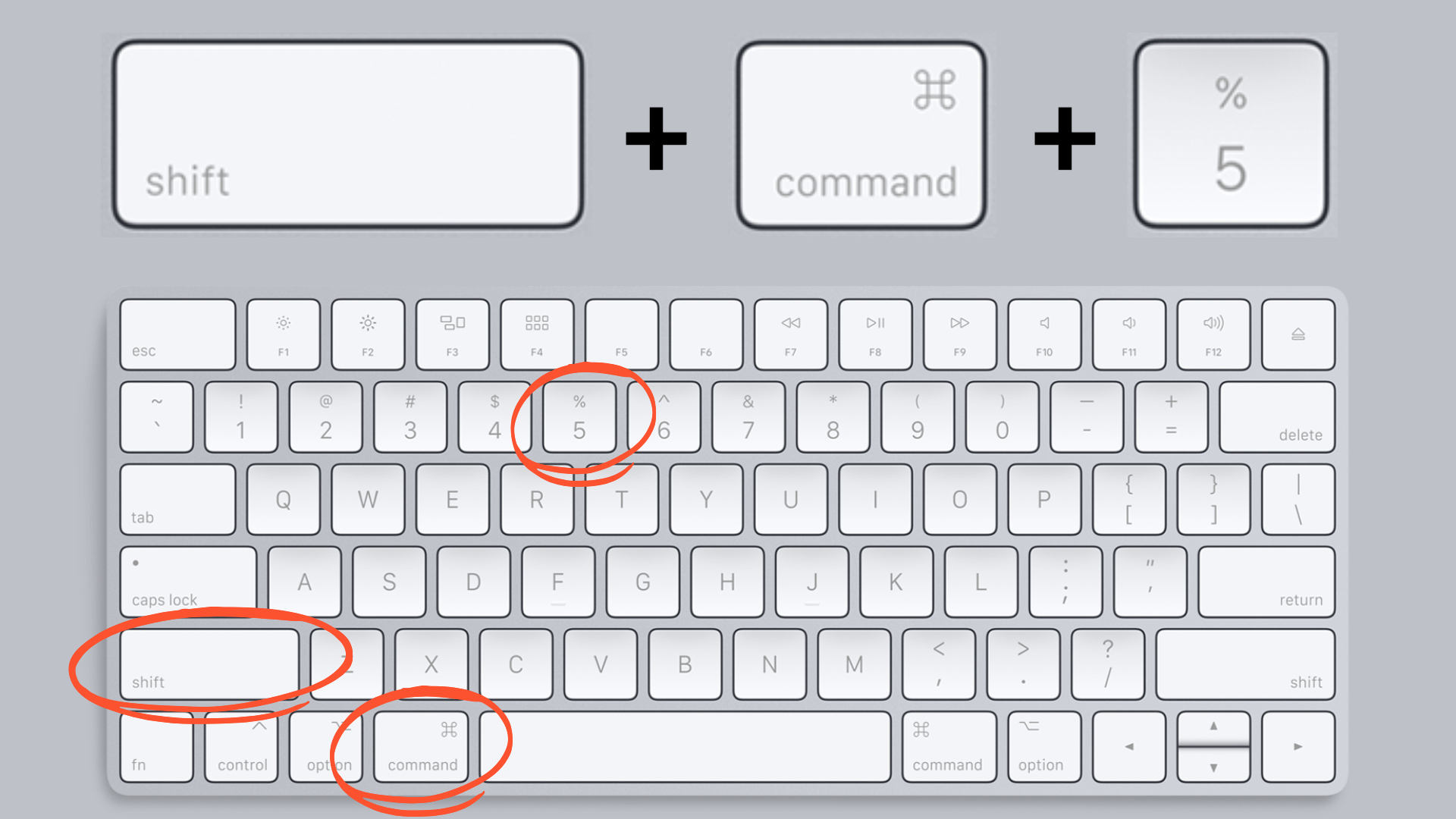 맥북 화면 녹화 시작 단축키