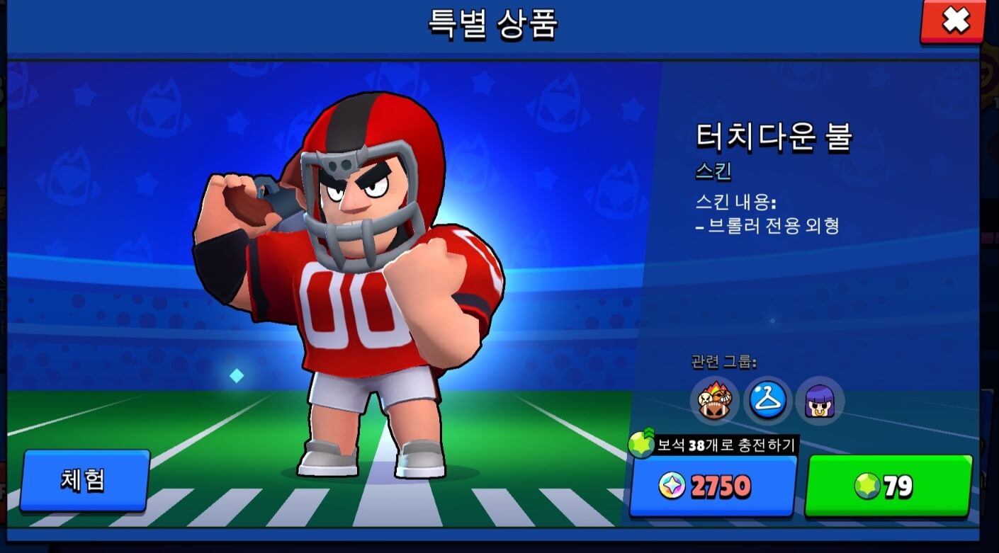 터치다운 불(TOUCHDOWN BULL)