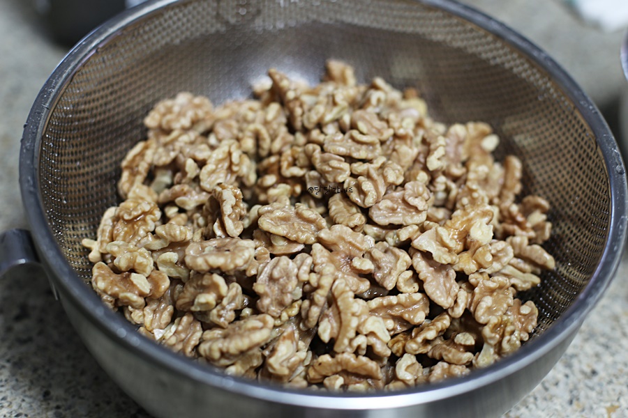 않고 굽죠 호두전처리 호두강정 만들기 튀기지 30