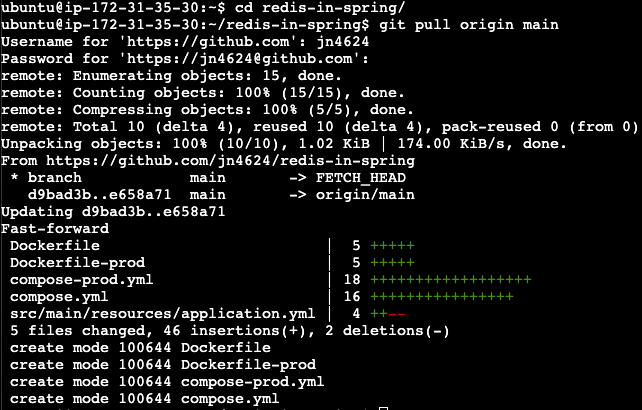 [Redis] Docker Compose로 Redis + Spring Boot 띄우기 (AWS)