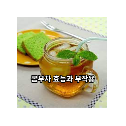 얼음이 들어있는 콤부차 사진
콤부차 뜻, 재료와 효능과 부작용