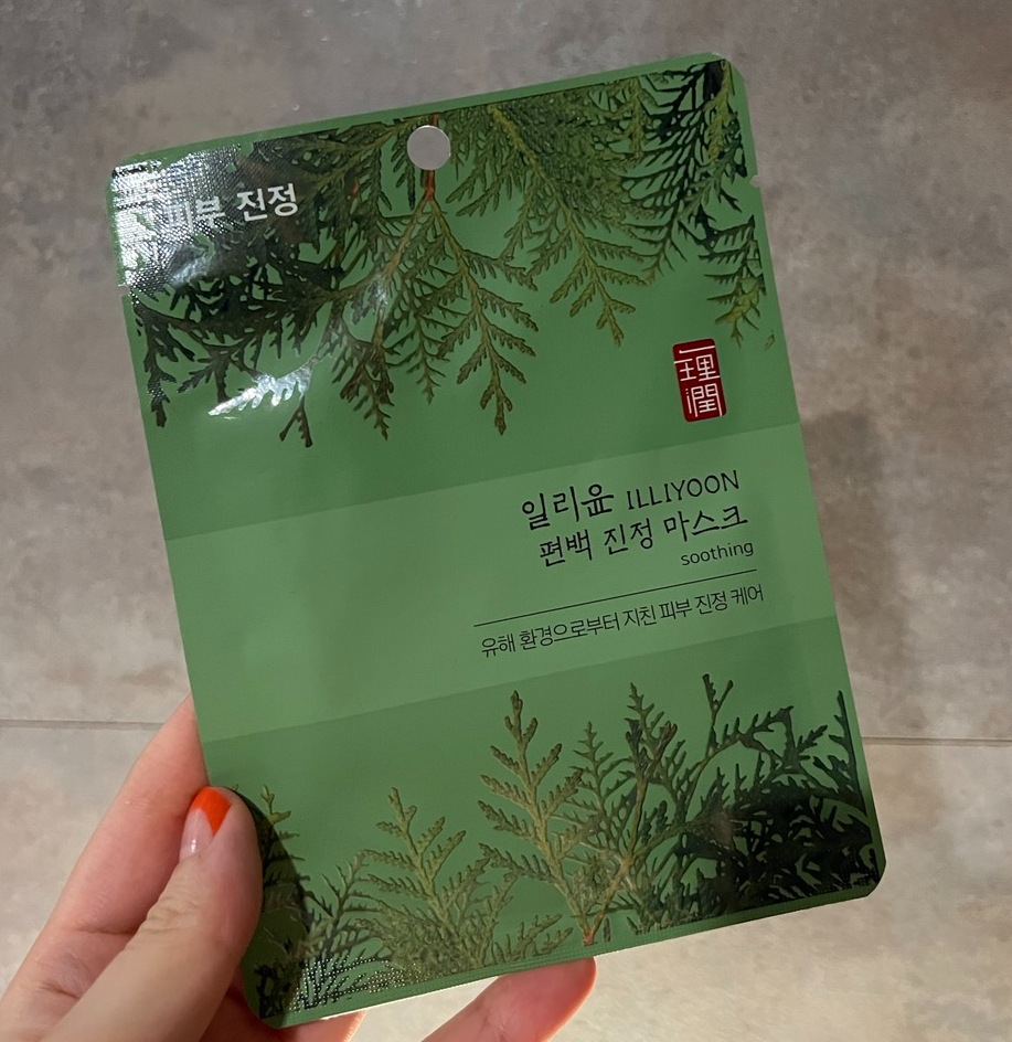  일리윤 편백 진정 마스크 팩