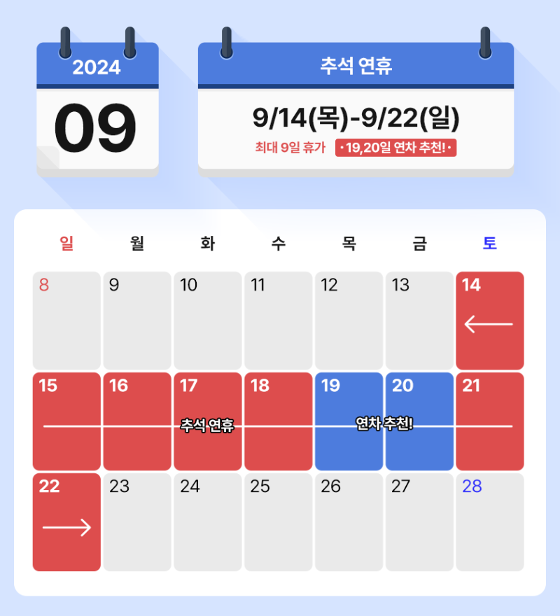 2024년 9월 연휴