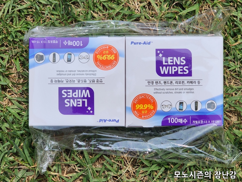  퓨어에이드 1회용 안경, 살균 세정 렌즈 클리너 구매 후기