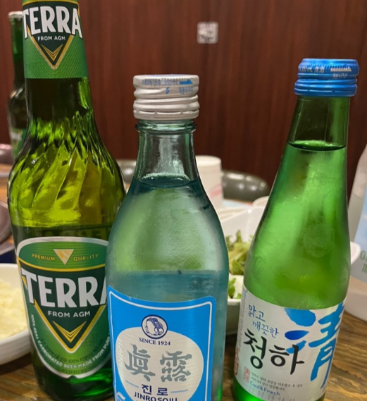 맥주&#44; 소주&#44; 청하