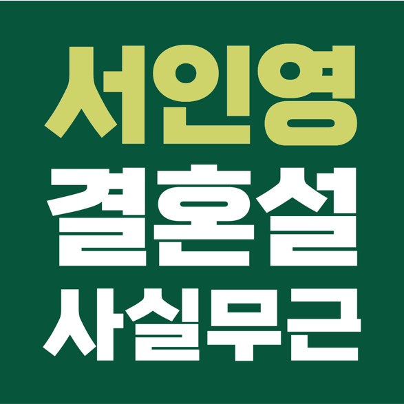 서인영 결혼설 일본인 사업가 사실무근, 동생 서해영 매일 결혼 닥달.