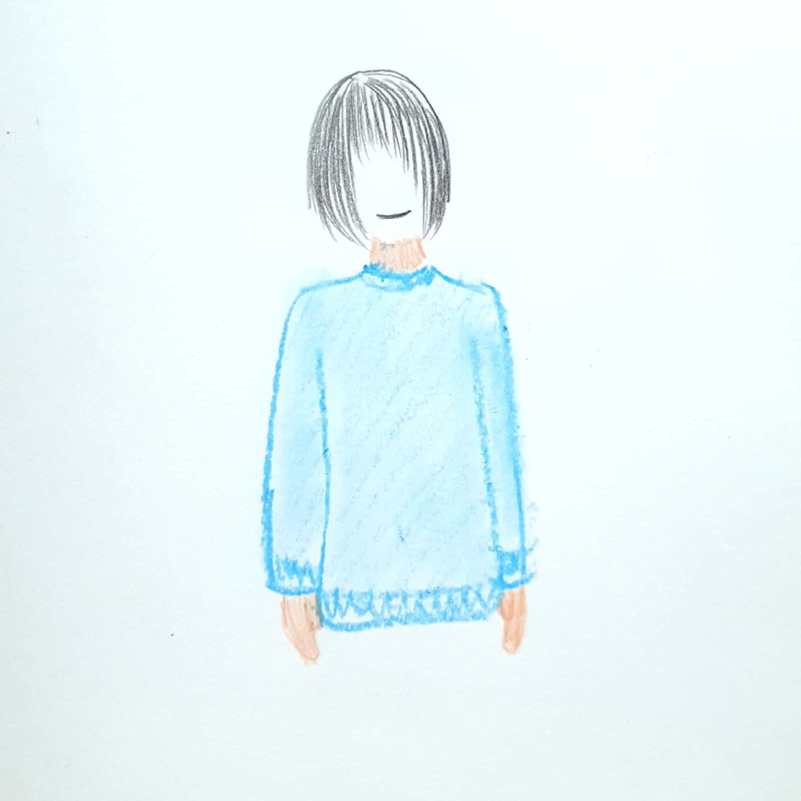  Smile in Dream 일러스트 일러스트레이션 그림 드로잉 색연필화 크레파스화 그리기
