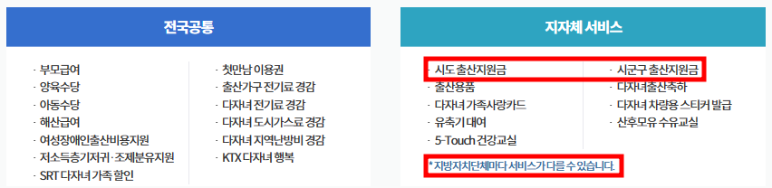 행복출산 원스톱 서비스