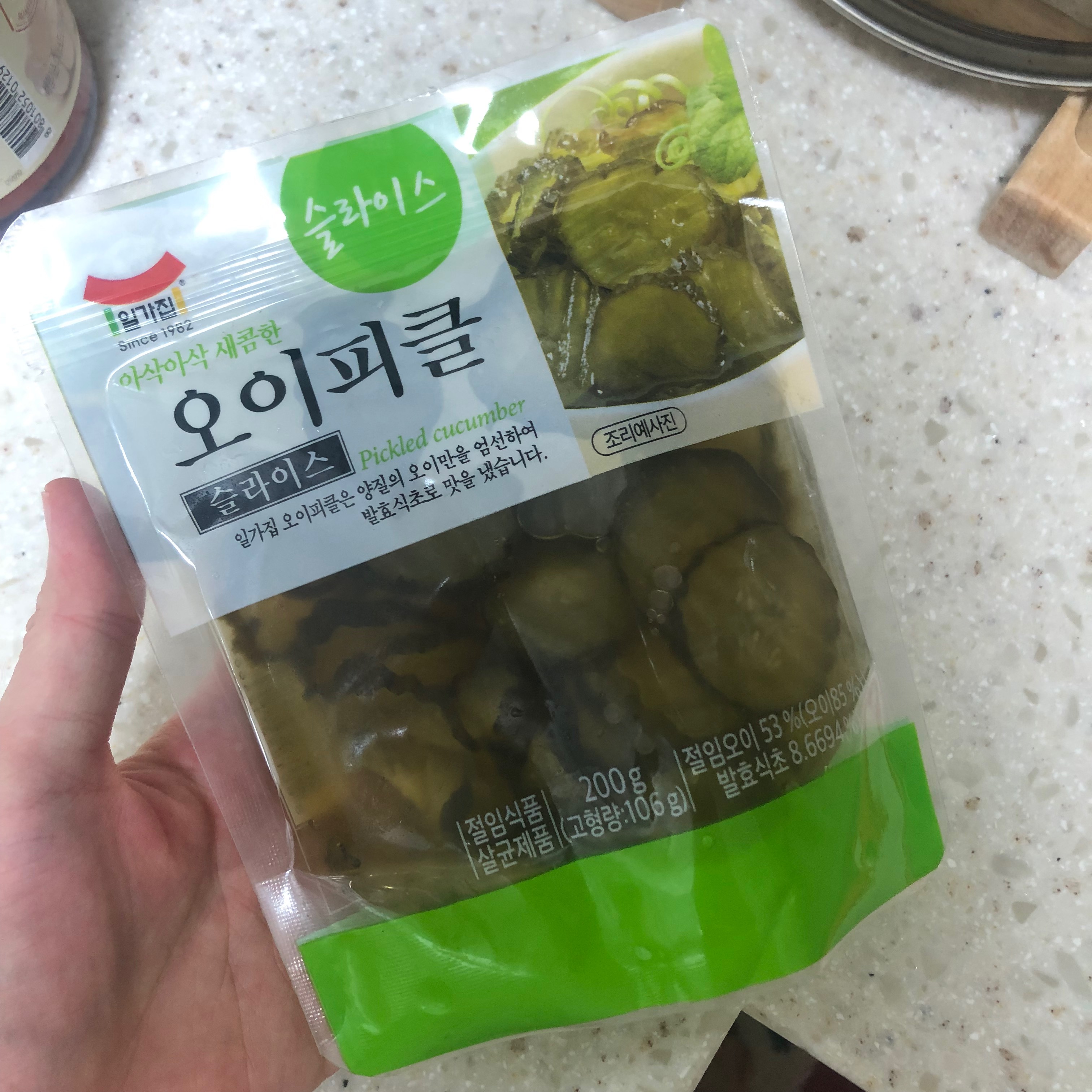  한번먹기 좋은 일가집 오이피클 슬라이스