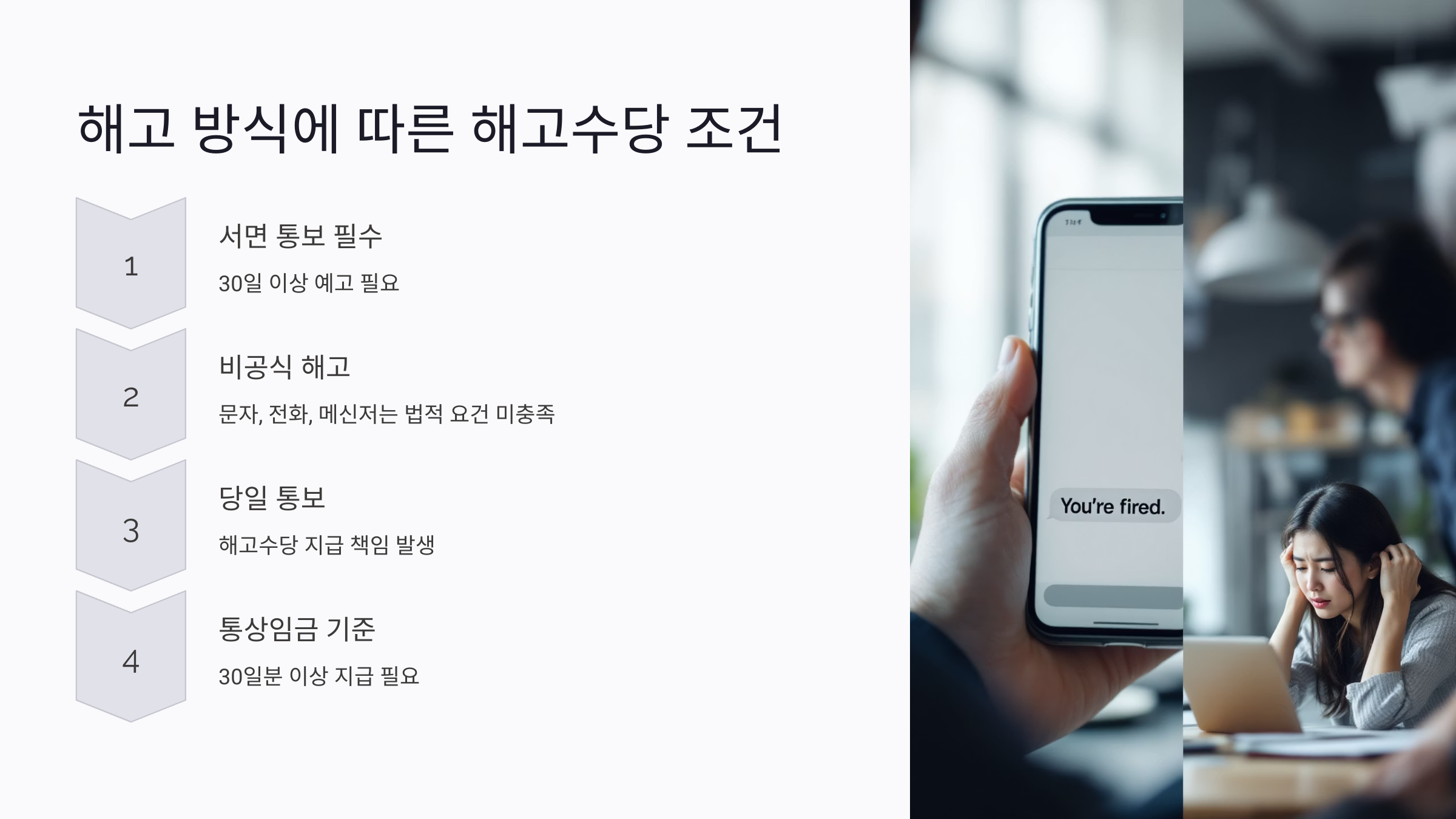 해고수당이란 무엇인가요? 법적 개념부터 확인하세요