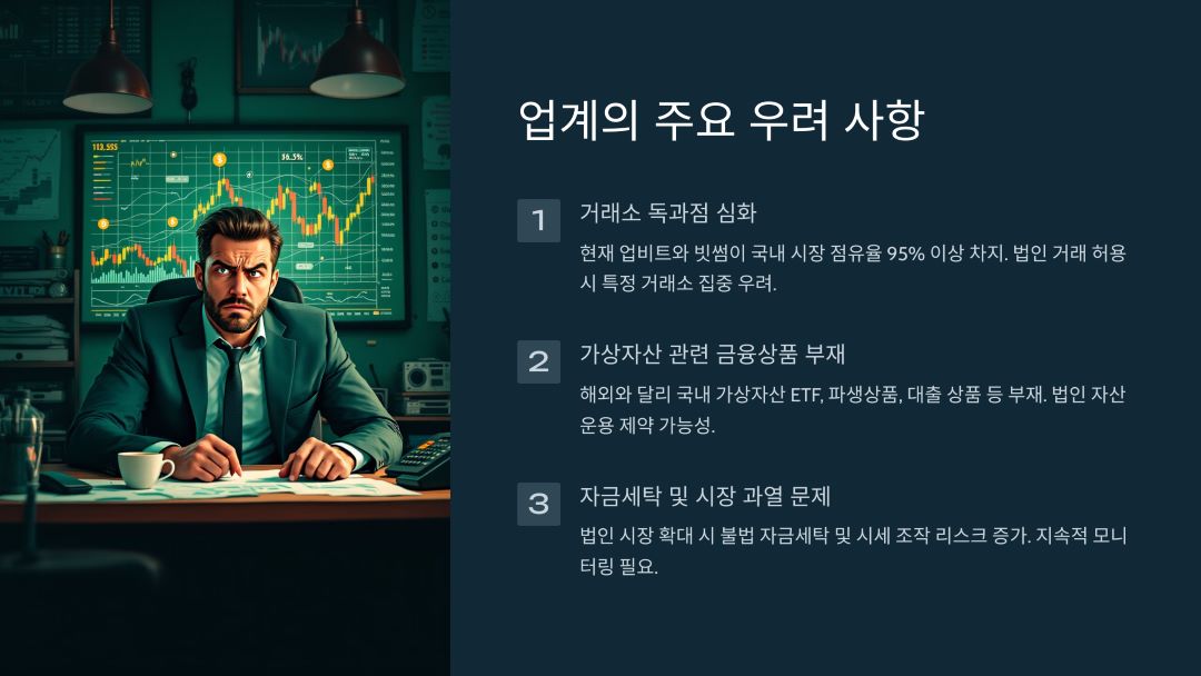 업계의 주요 우려 사항