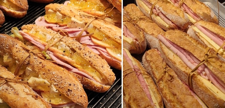 성심당 샌드위치정거장 잠봉뵈르,애플브리치즈샌드위치