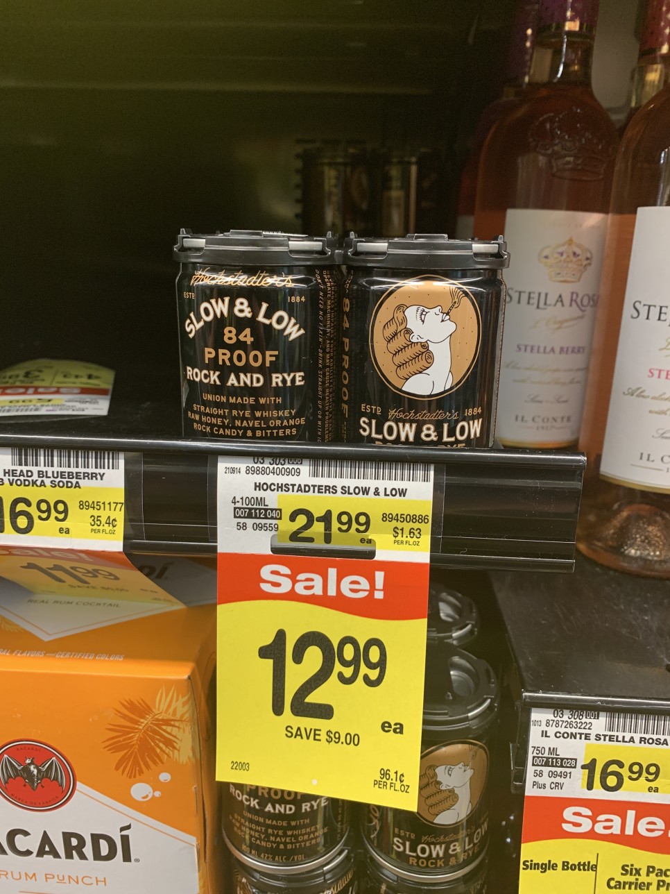  Slow & Low Rock And Rye 4Pk Cans